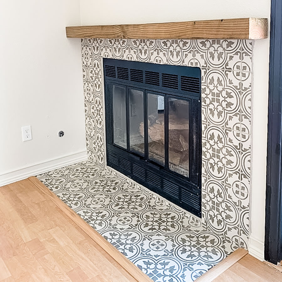 Fireplace Tile Installation